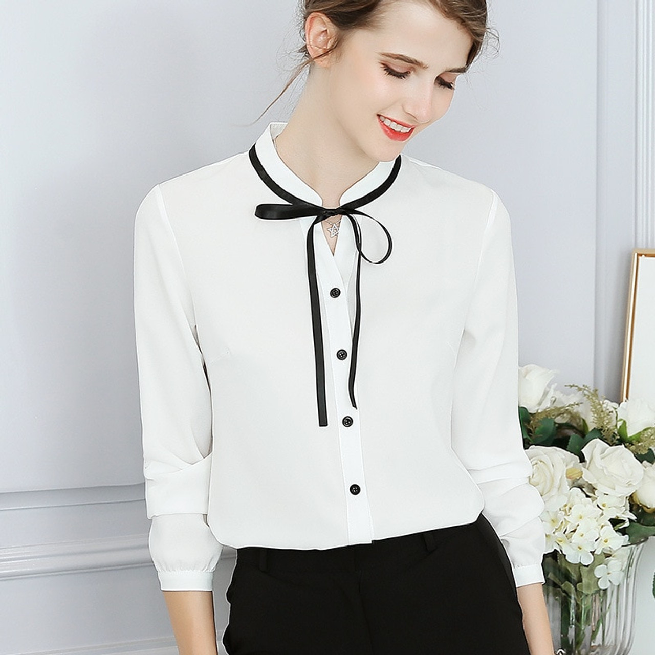 cute work blouse