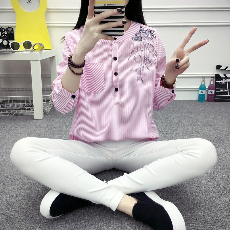 2017 Spring New Fashion Elegant Tops 