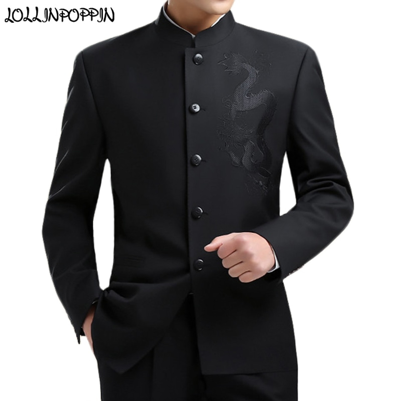 Men's Chinese Jacket Vintage Zhongshan Suit - Fashion Hanfu