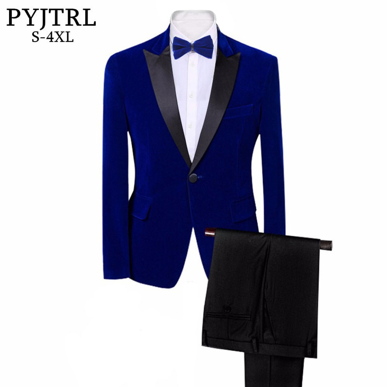 blue black suit