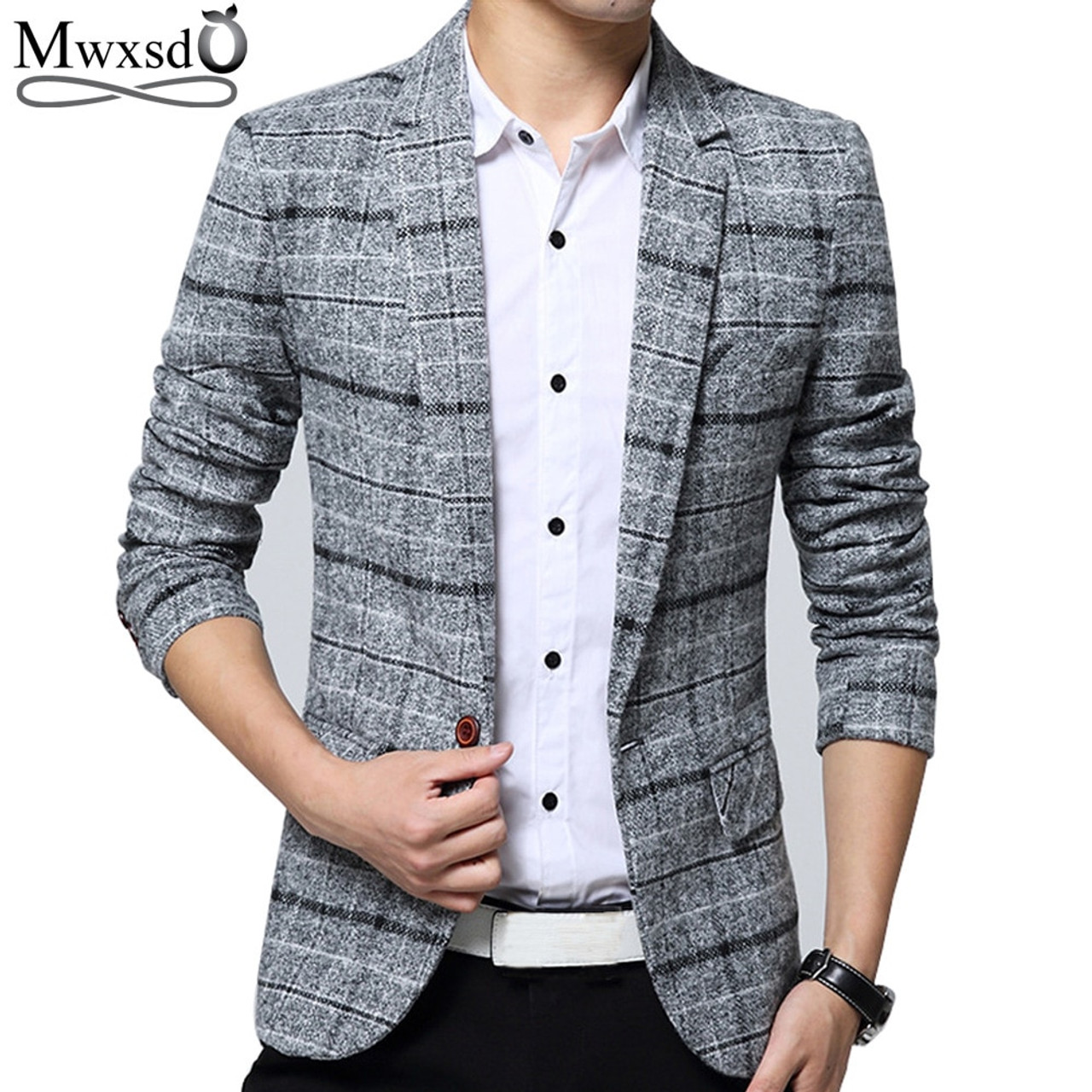 Mwxsd Brand Quality Autumn Suit Blazer Men Fashion Slim Male Suits Casual Suit Jacket Masculine Blazer Size M 3xl Onshopdeals Com