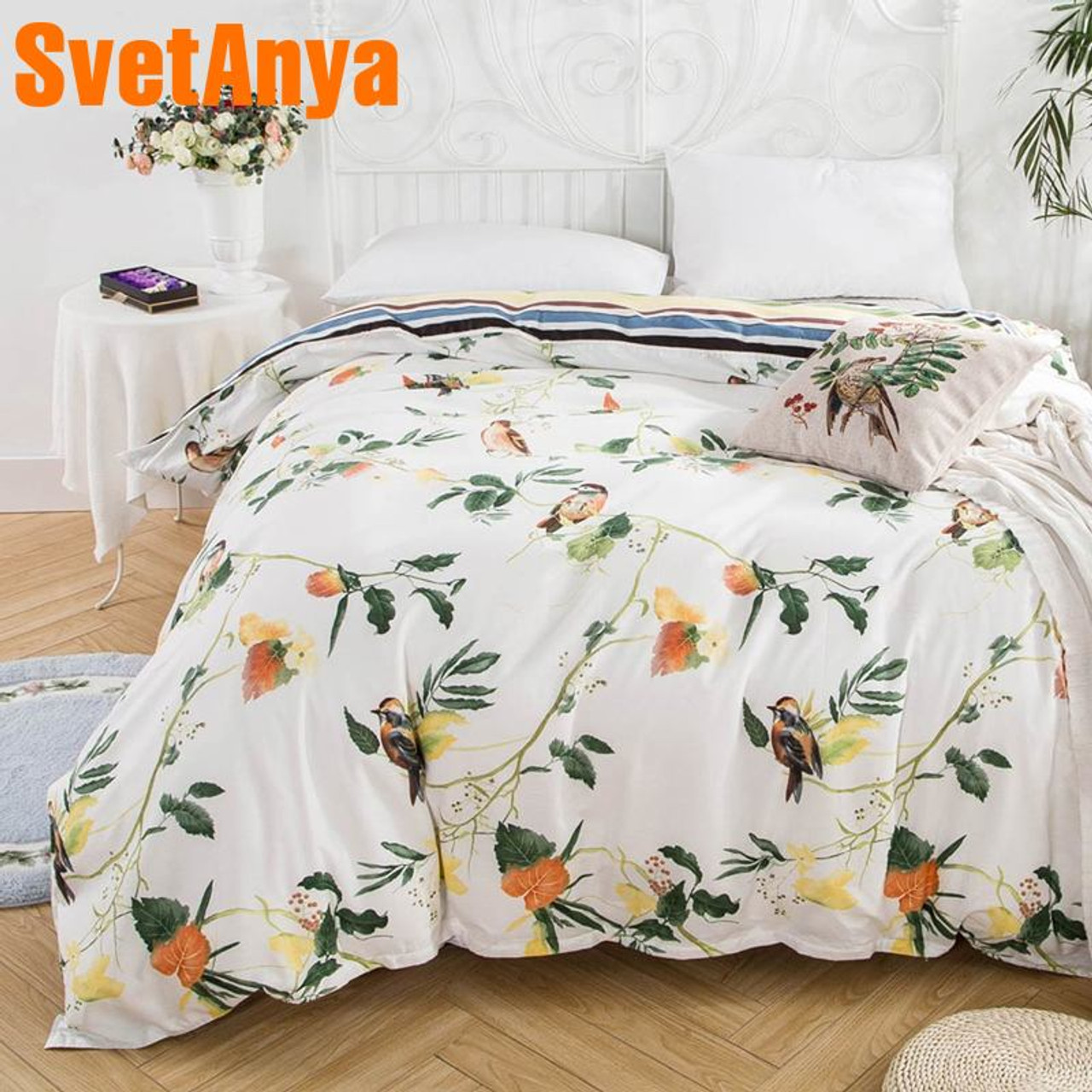 Svetanya 1 Piece Duvet Cover With Zipper 100 Cotton Quilt Or