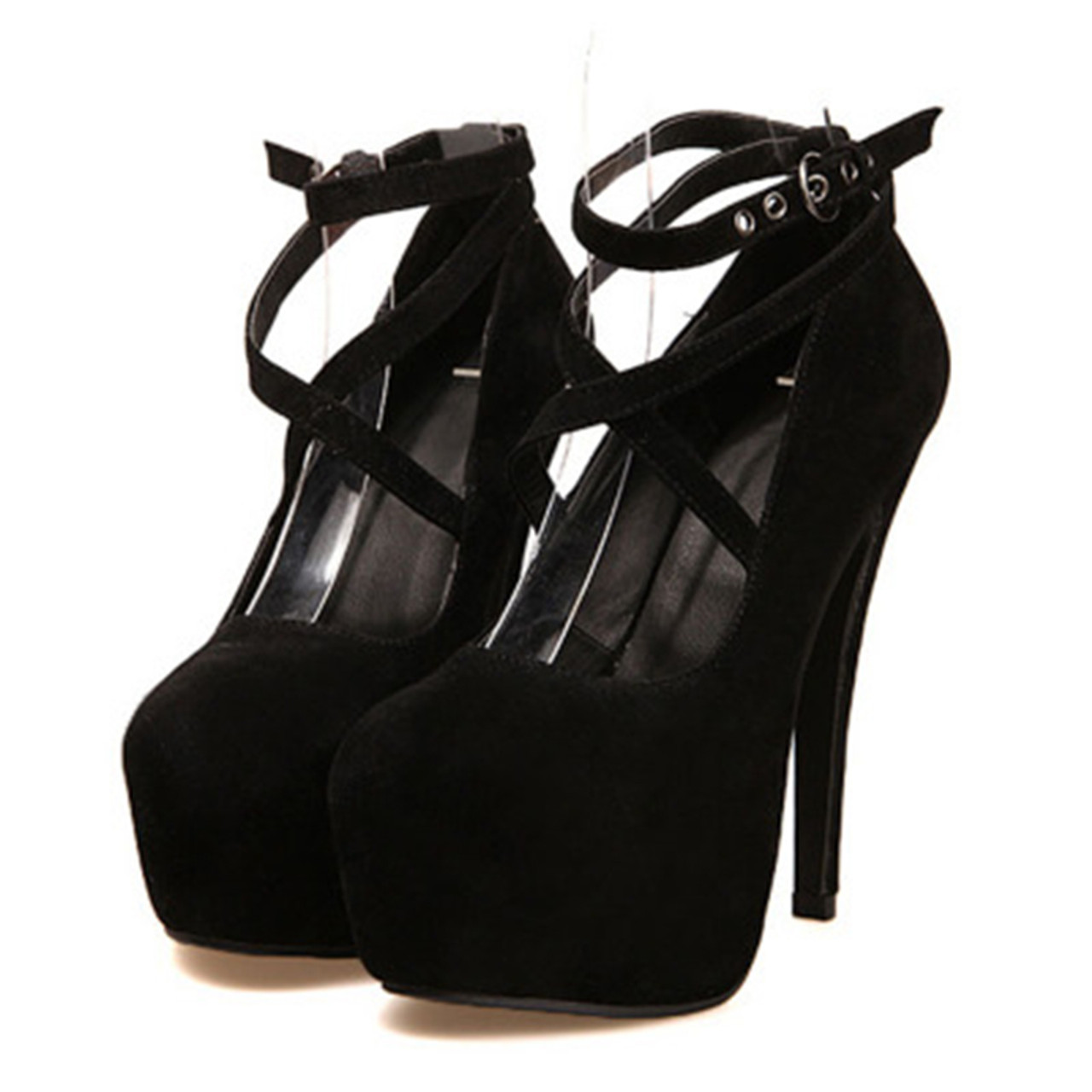 black high heels for wedding