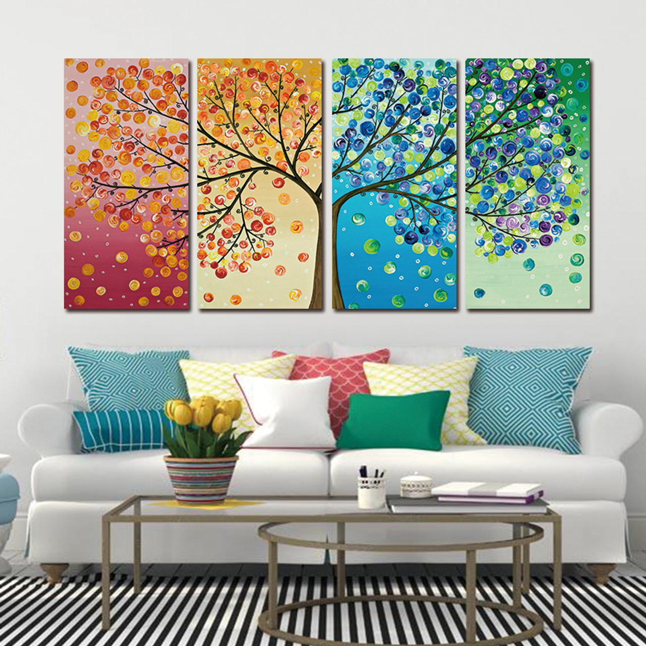 Picture Wall Art Canvas Painting Tree Decoration For Living Room Picture Colourful Leaf Trees Wall Art Spray Wall Painting OnshopDealsCom Picture Wall Art Canvas Painting Tree Decoration For Living Room Picture Colourful Leaf Trees Wall Art Spray Wall Painting OnshopDealsCom