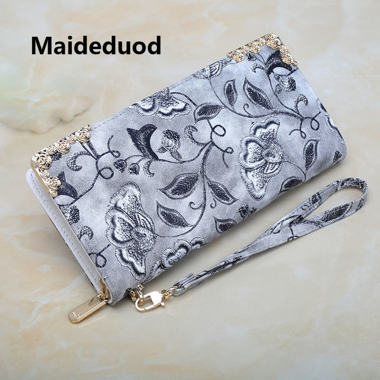 Rectangular Purse with an Elegant Motif. Stock Image - Image of business,  girl: 229018183