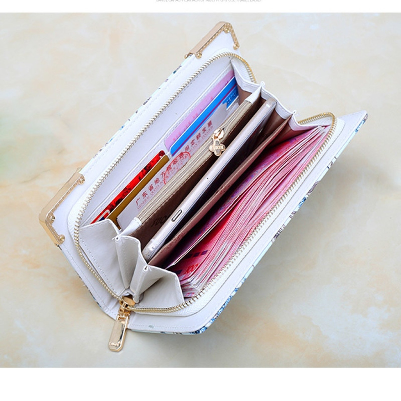 Fashion Women Wallets Female PU Leather Wallet Mini Ladies Purse Zipper  Clutch Bag Money Card Holder for Women Girl(Pink) - Walmart.com