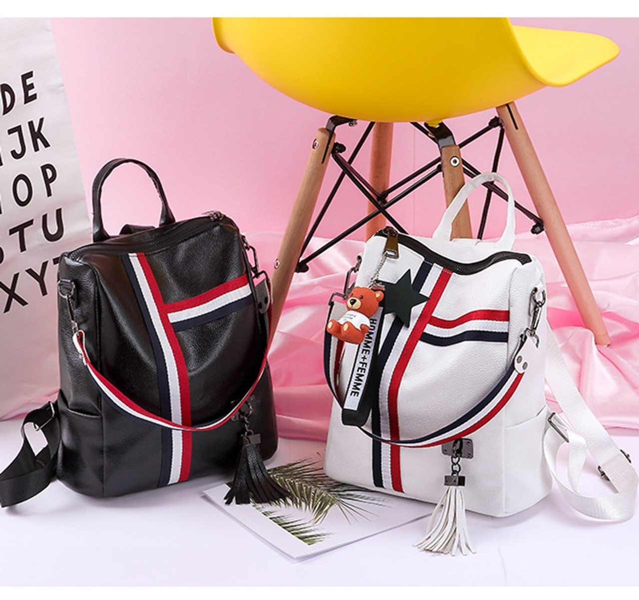 Vintage Stylish Ladies School Bag College Bag Casual Backpack 5 L Backpack  Black - Price in India | Flipkart.com