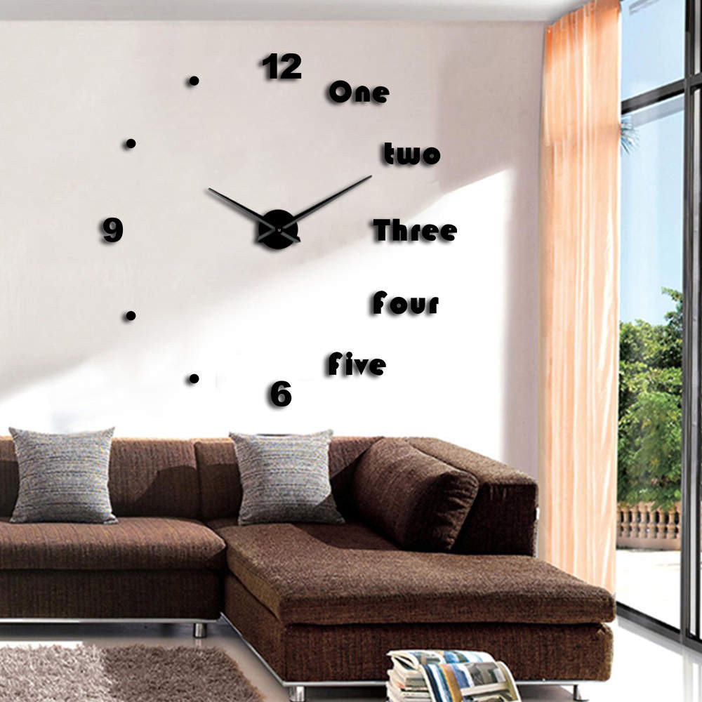 1piece Diy Big English Letters Wall Clock Modern Design Watch Diy Giant Frameless 3d Mirror Sticker Large Numer Wall Clock Decor Onshopdealscom 1piece Diy Big English Letters Wall Clock Modern Design Watch Diy Giant Frameless 3d Mirror Sticker Large Numer Wall Clock Decor Onshopdealscom