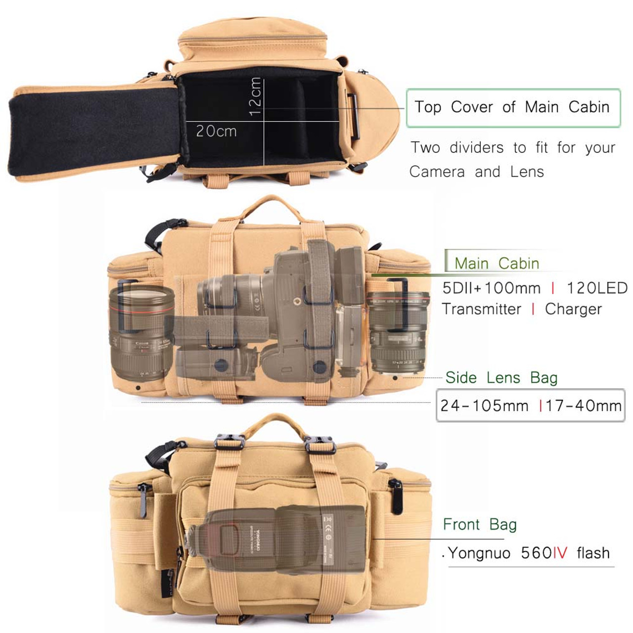 canvas tactical bag