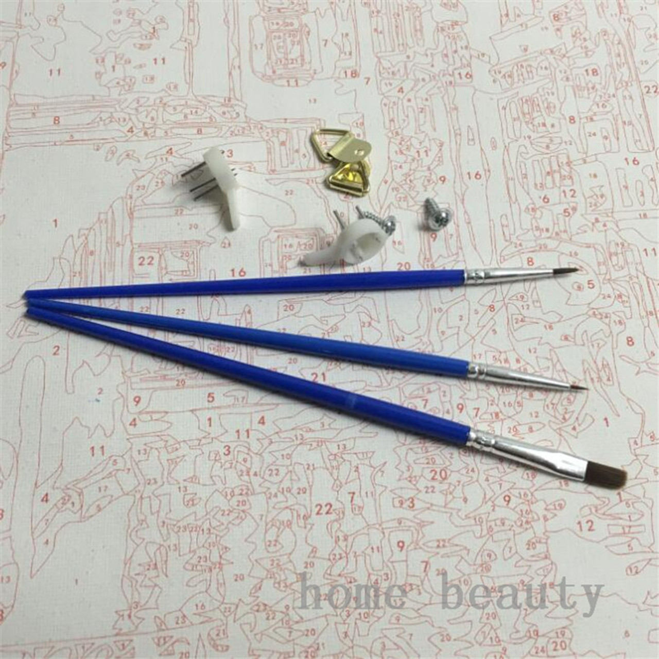 Diy Oil Painting By Numbers Hand Painted Paint Coloring By Number Canvas Painting Picture Home Decor Drawing Lavender J080 Onshopdeals Com