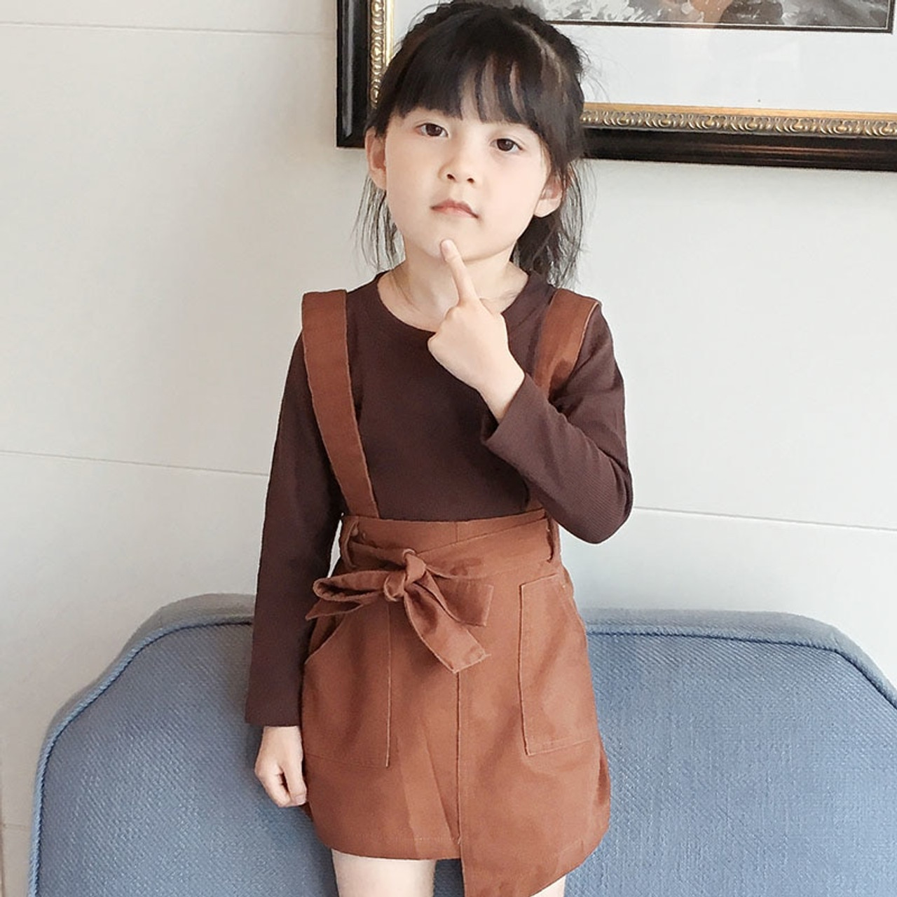 New Autumn Girls Clothing Sets Long Sleeve Baby Dress Suits 2
