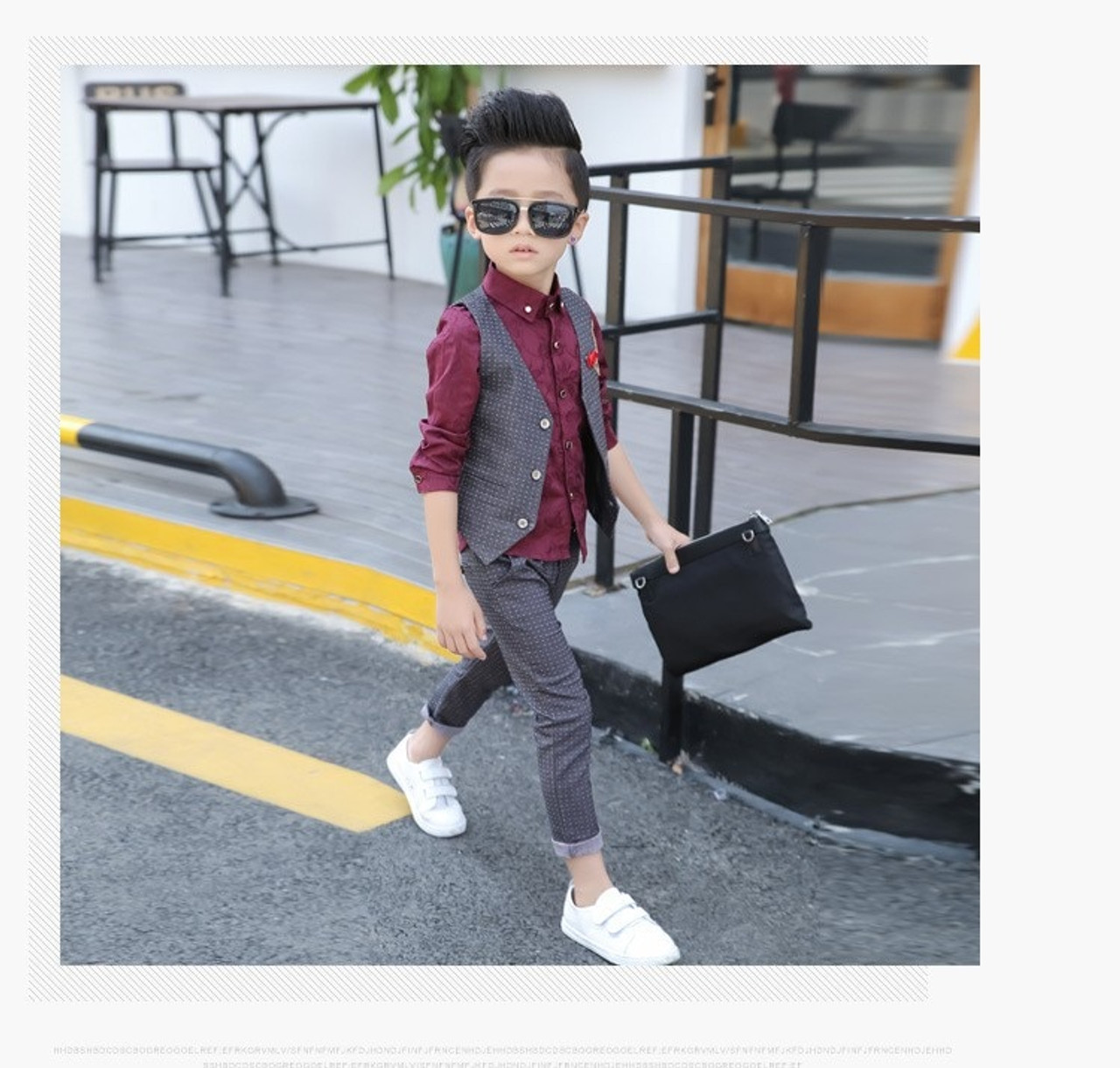 In Stock New Baby Suit Vest + Trousers boy Blazers Sets Children Garment  2-10T Child Clothing Set 2Pieces Baby Costume - OnshopDeals.Com