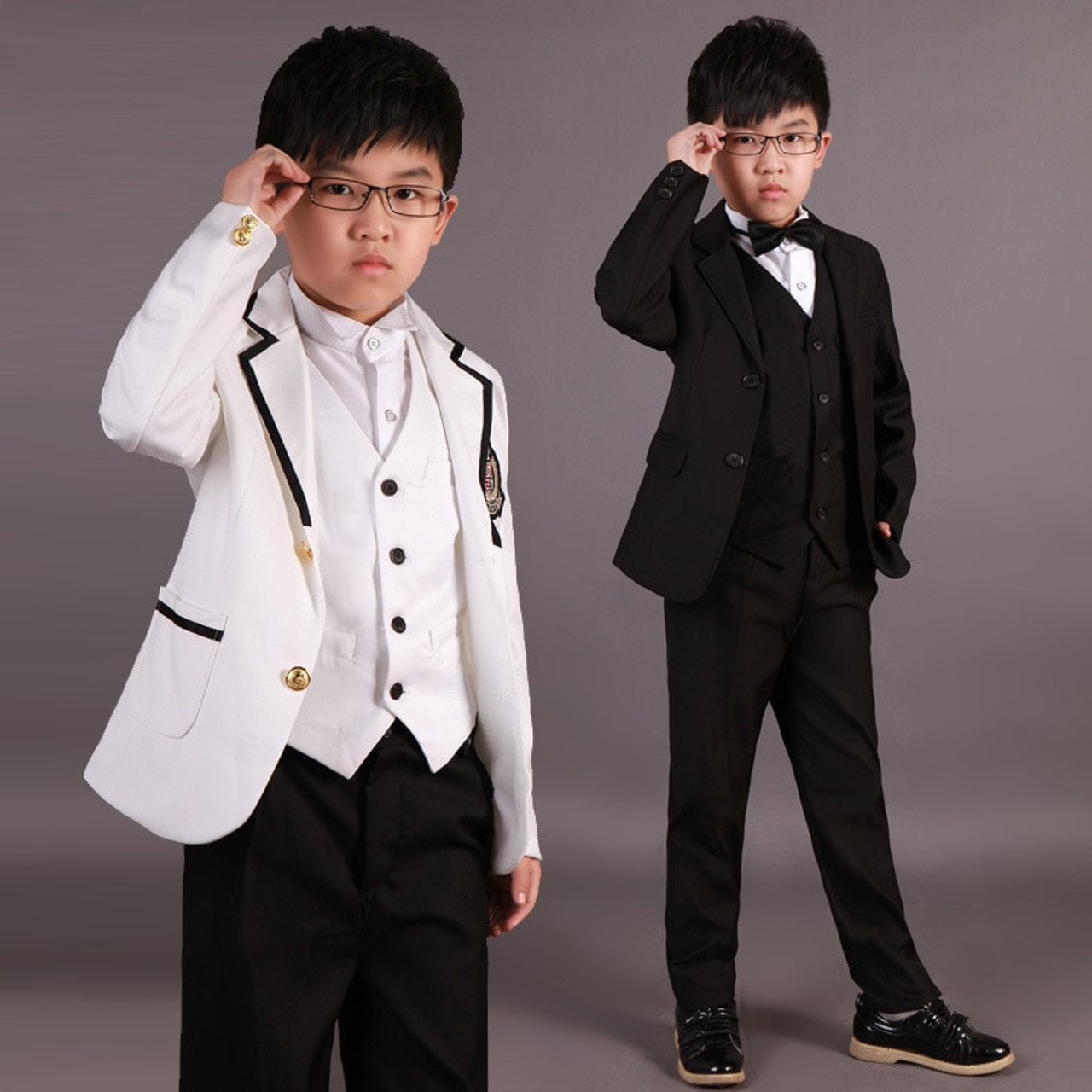 Suit For Boys Children Stage Performance Singger Formal Suits