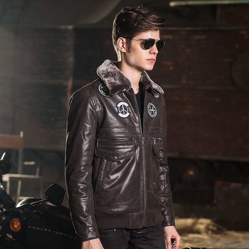 real leather brand jacket