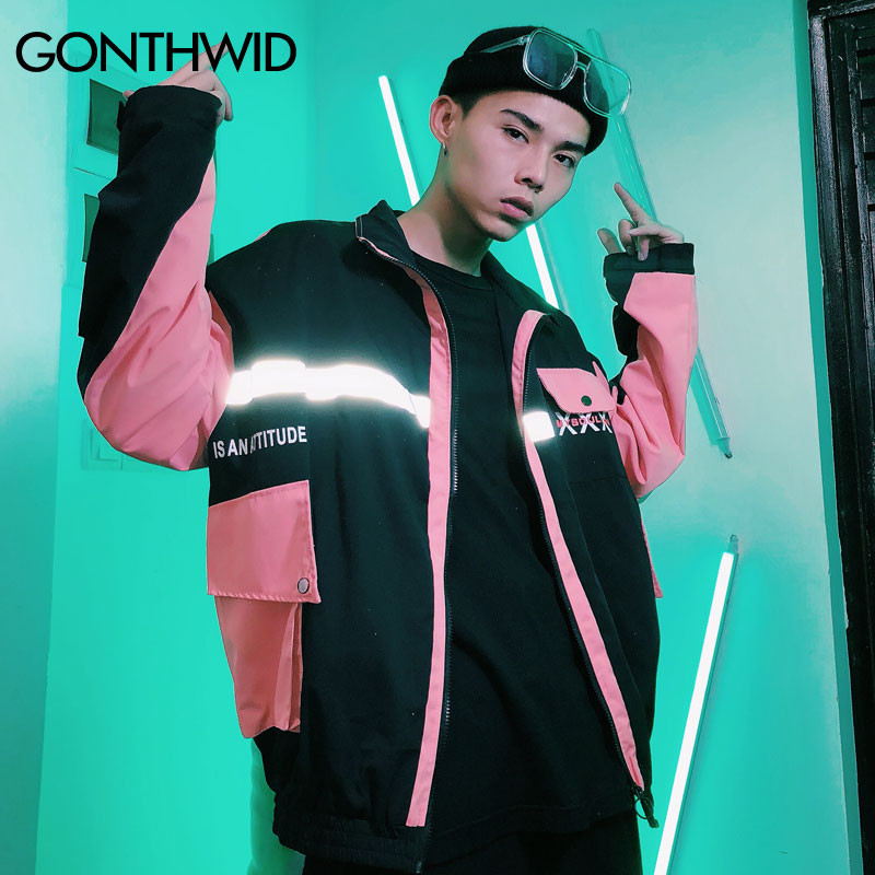 3m reflective bomber jacket