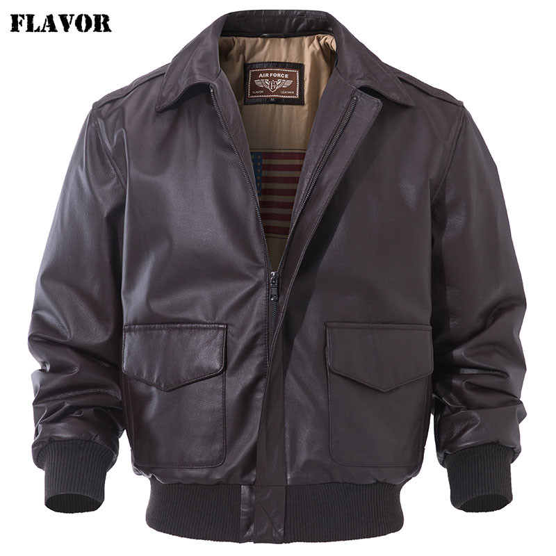 aviator jacket real leather