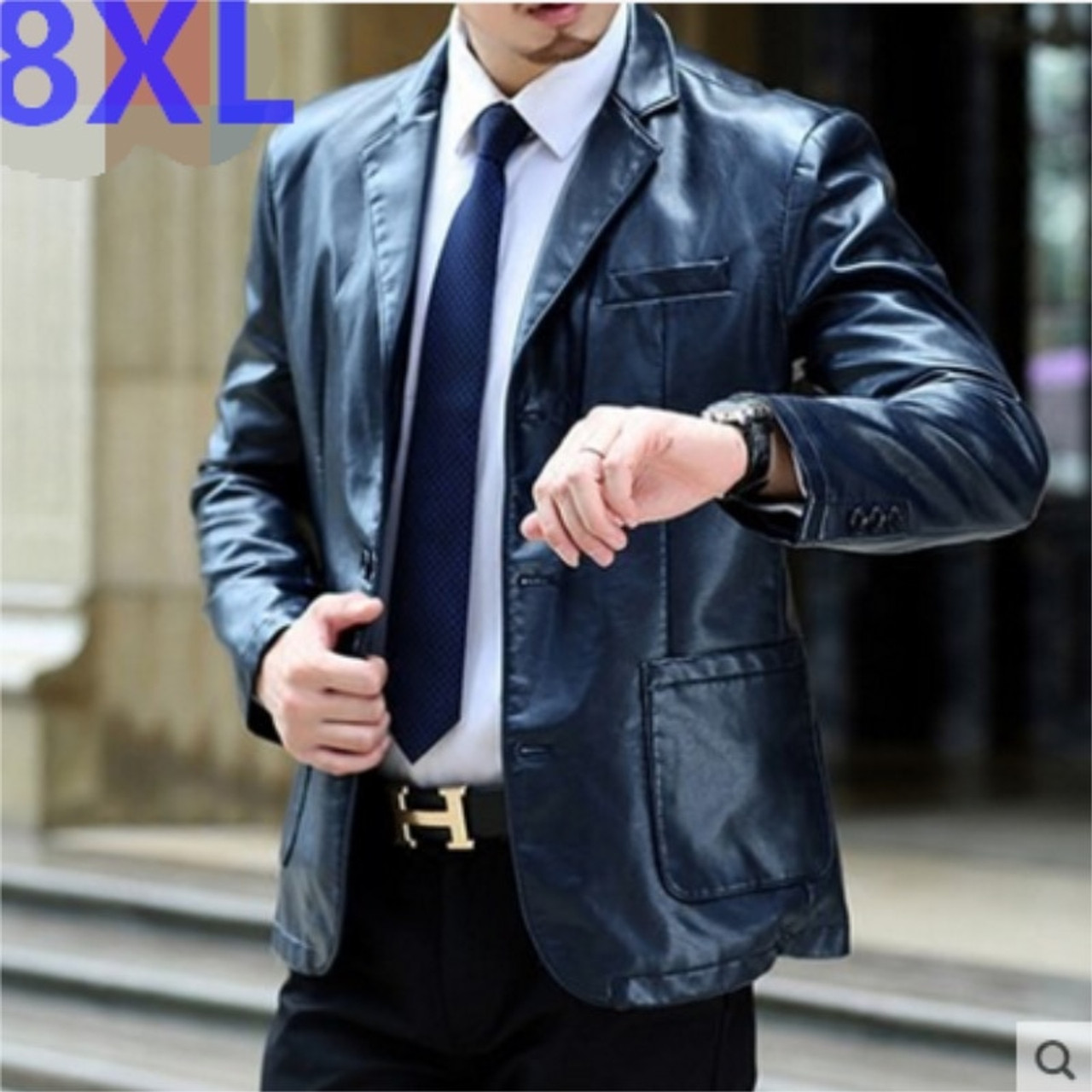 2018 new 10XL 8XL 6XL Mens Leather 