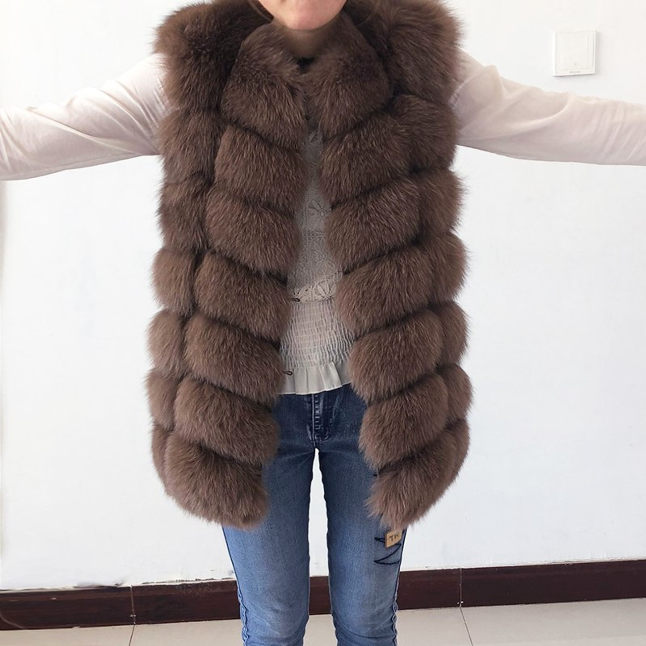 natural fur coat