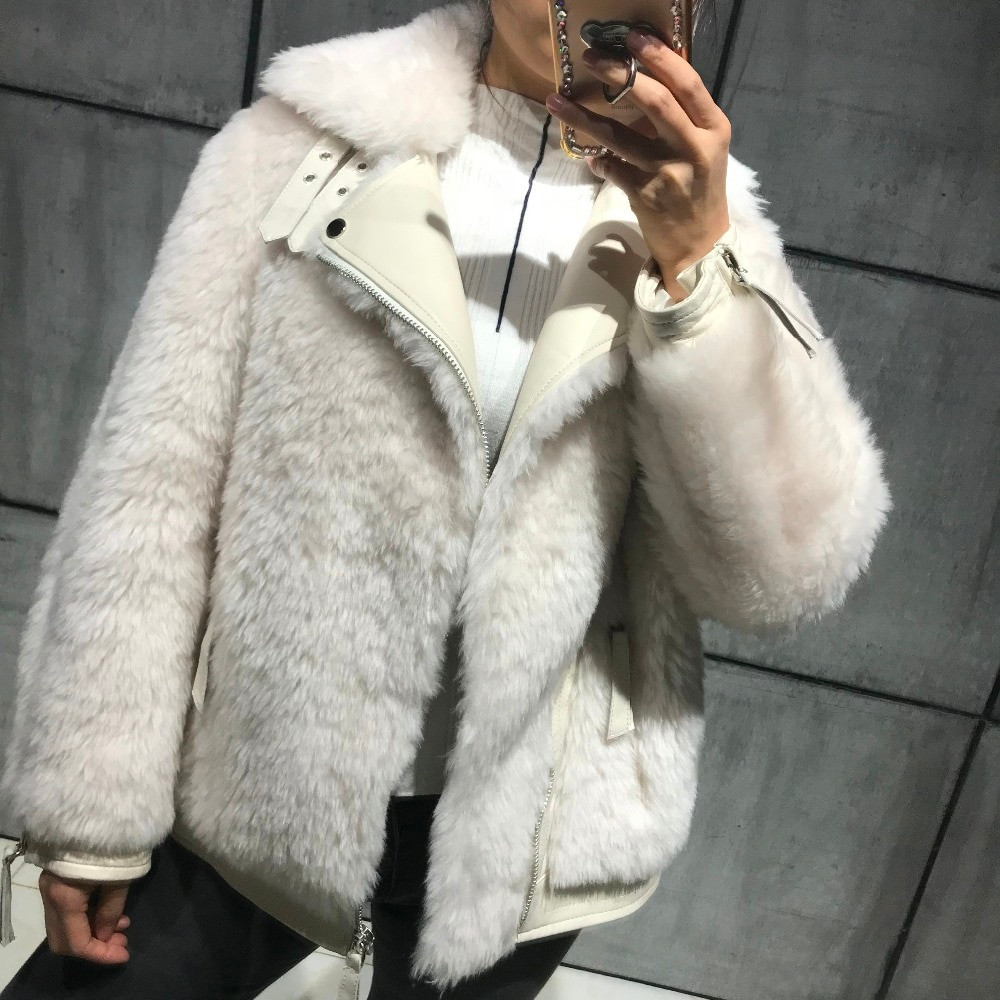 wool fur jacket