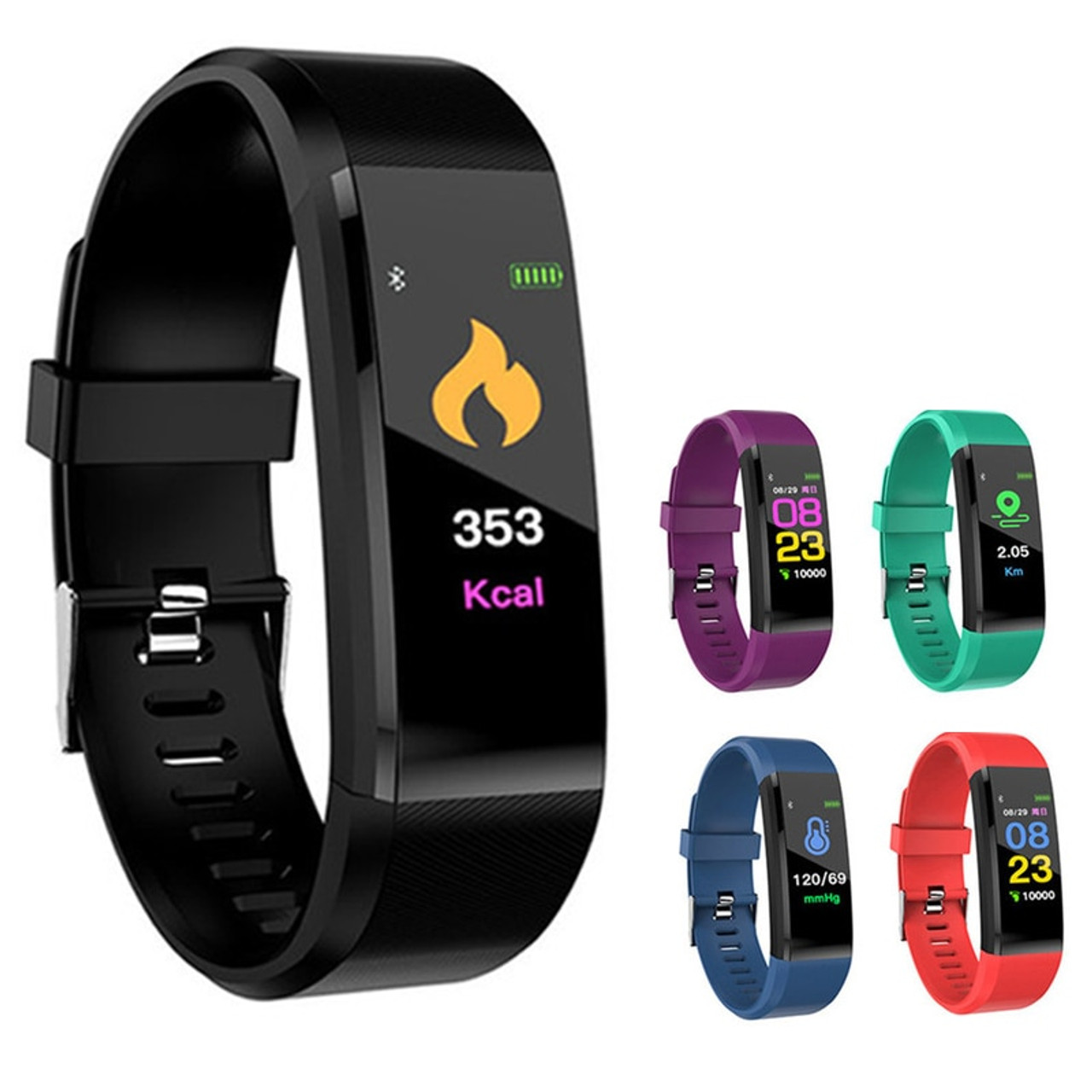 ID115 HR Plus Smart Bracelet Band 