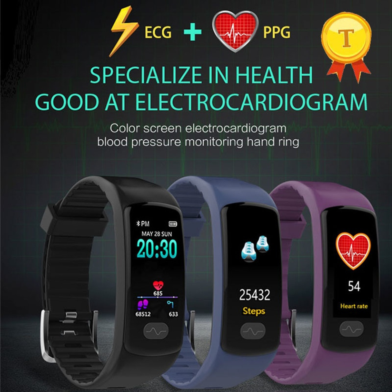 ecg smart bracelet