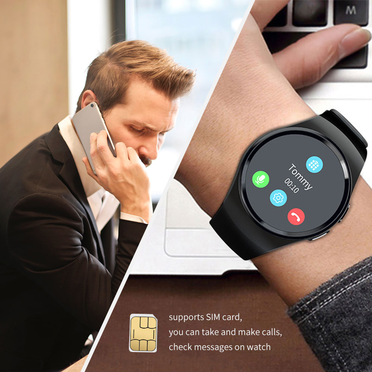 smartwatch that takes a sim card