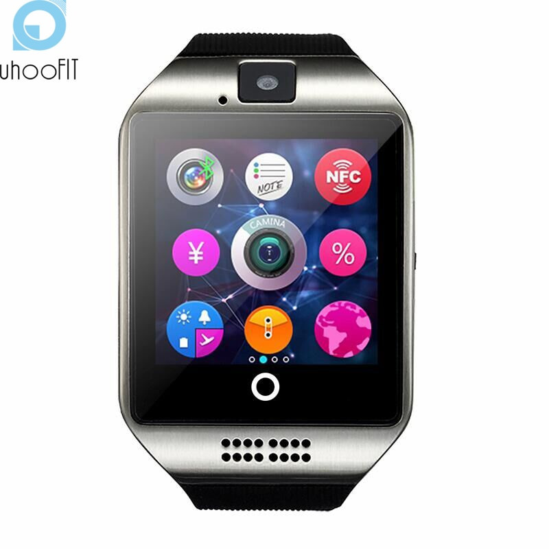 bluetooth smart watch men camera facebook whatsapp twitter sync sms smartwatch support sim tf card clock for ios android
