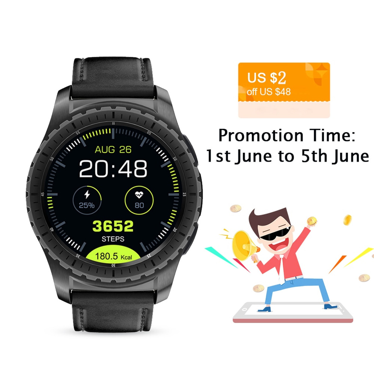 kw 55 smartwatch