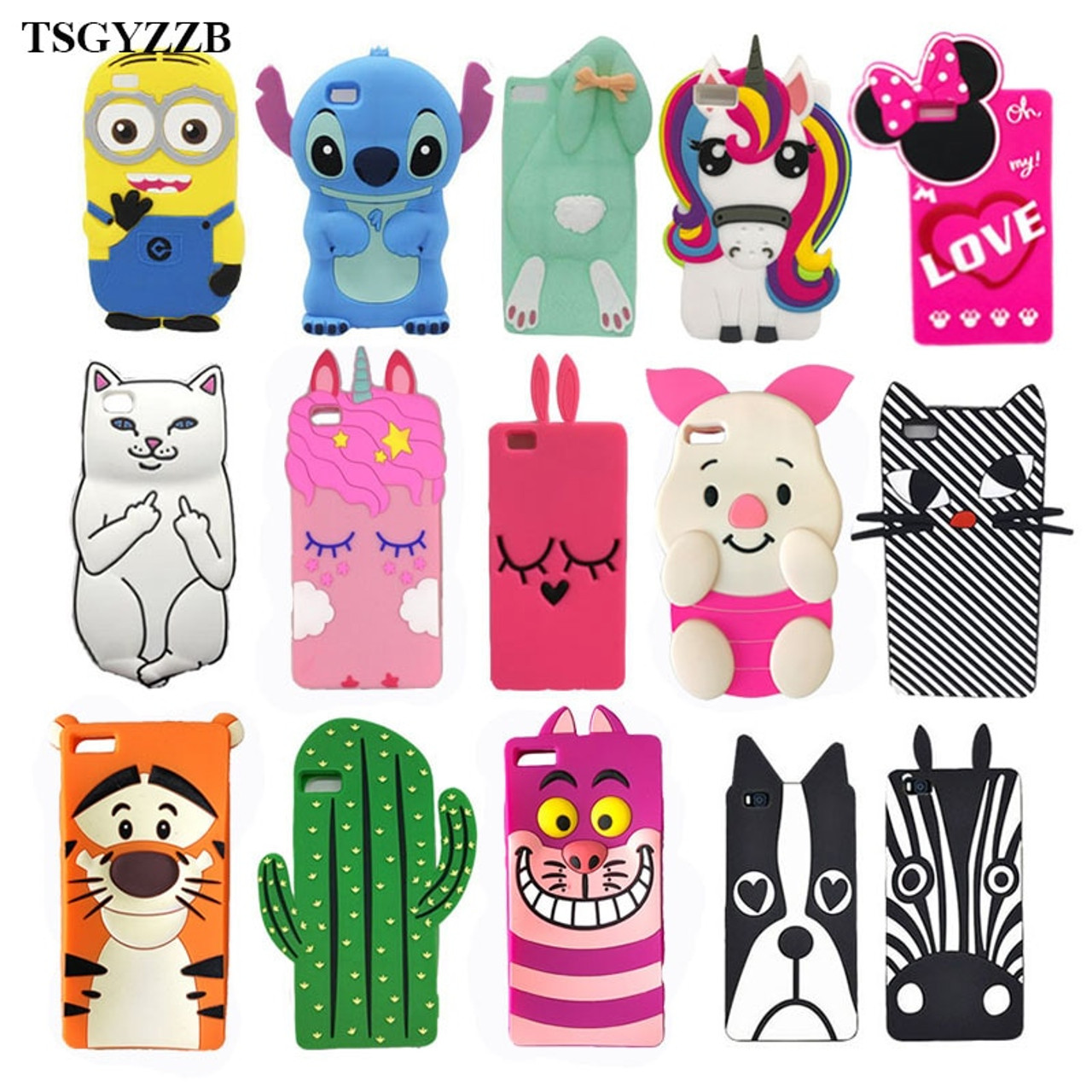 coque de telephone pour huawei p9 lite silicone stich