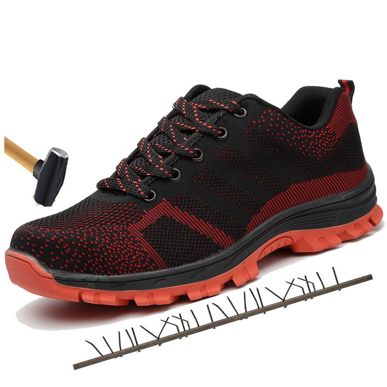 steel toe running shoes mens