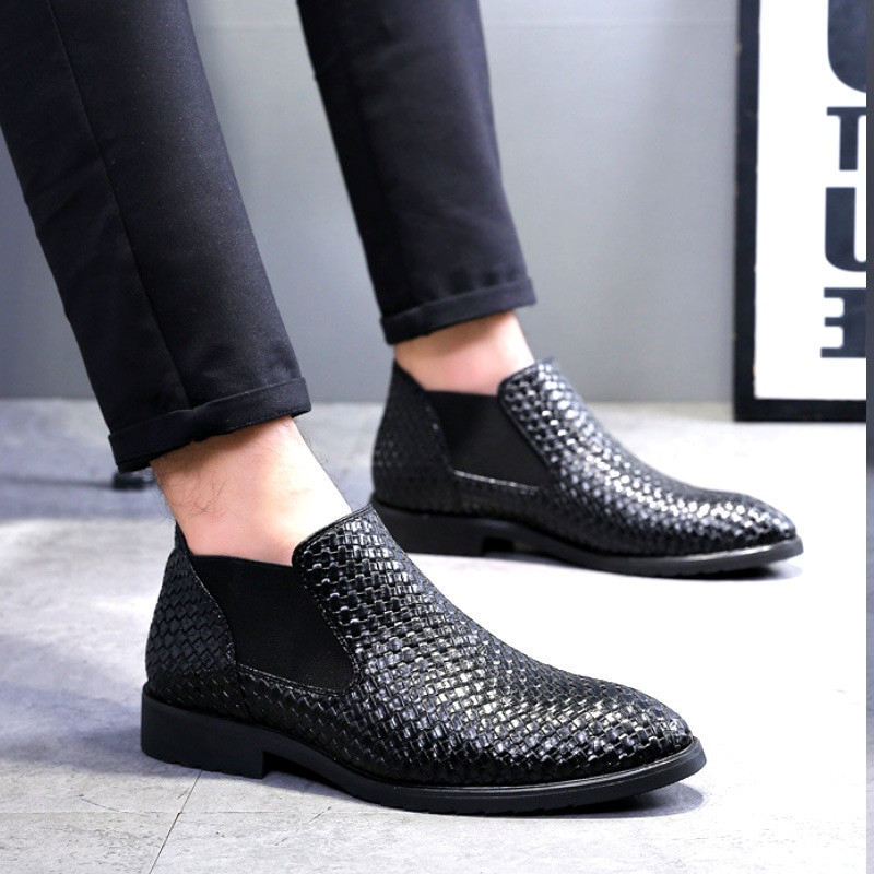men with chelsea boots
