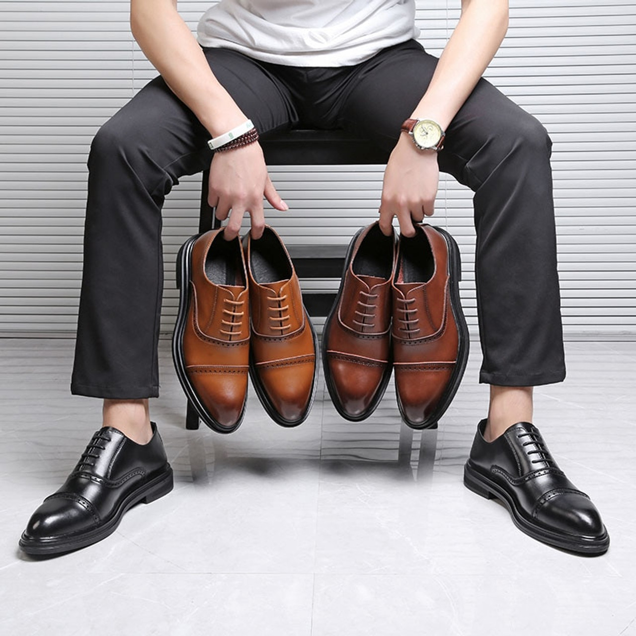 men's casual office shoes