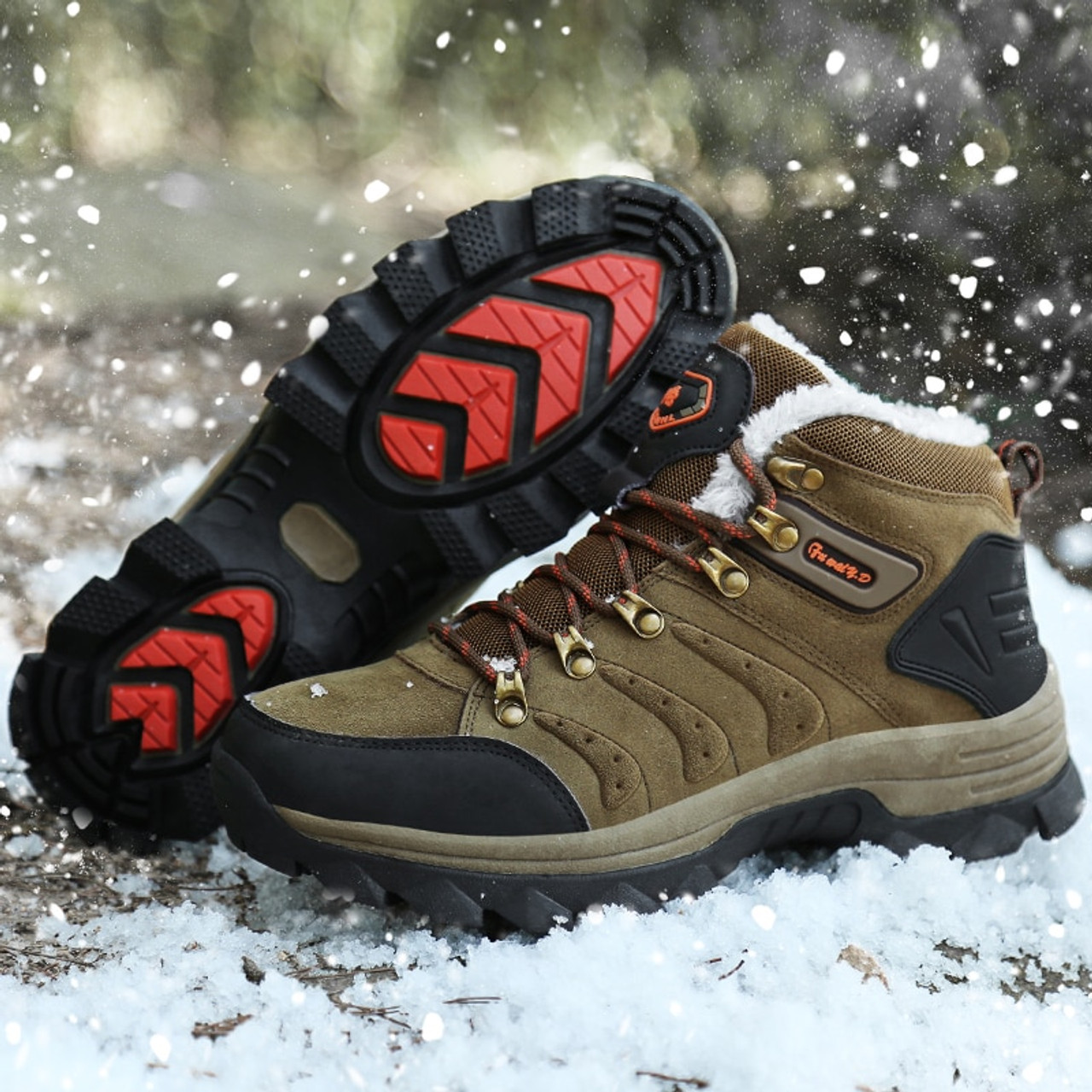 high top snow sneakers