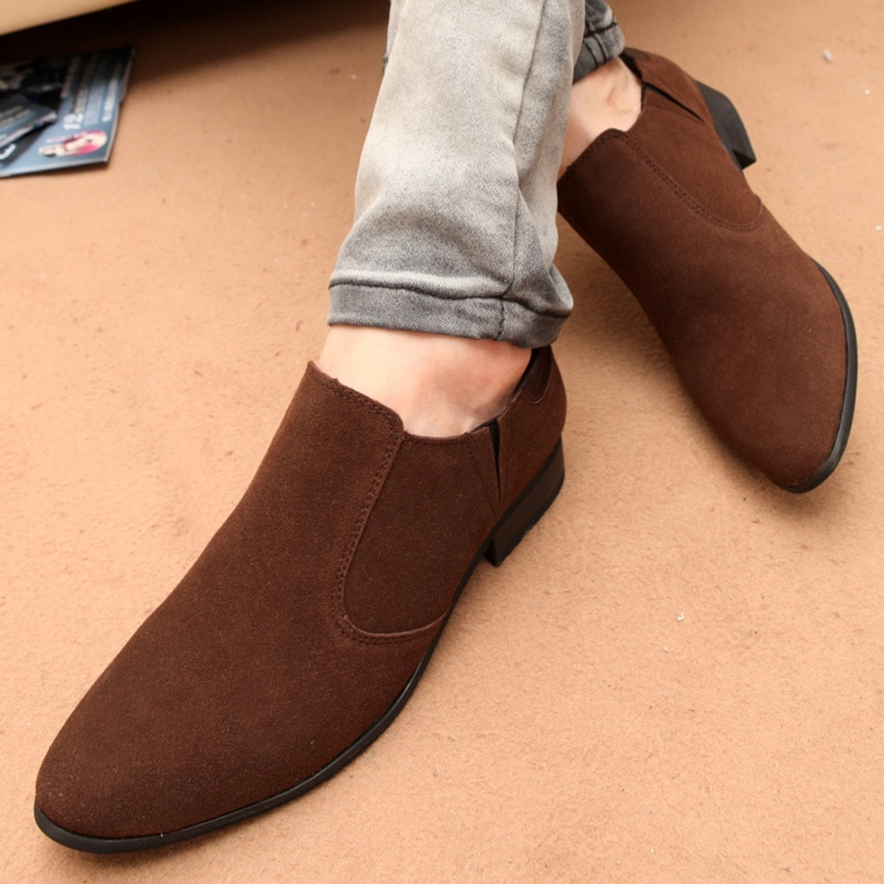 brown formal shoes for men