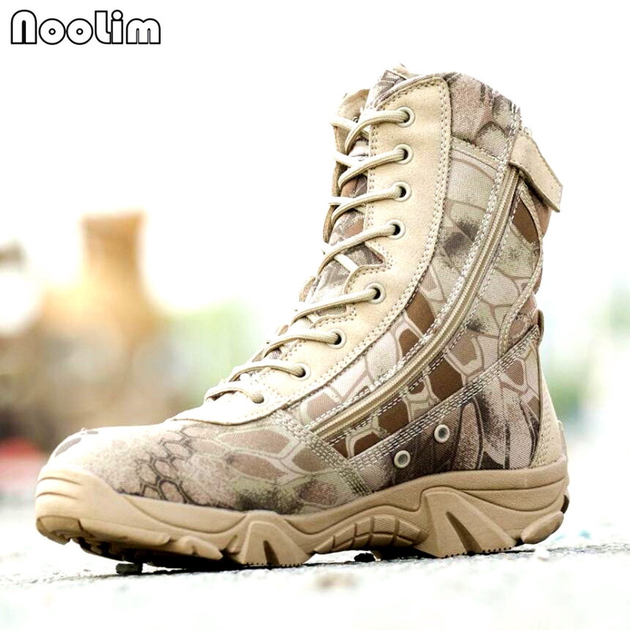 waterproof military boots