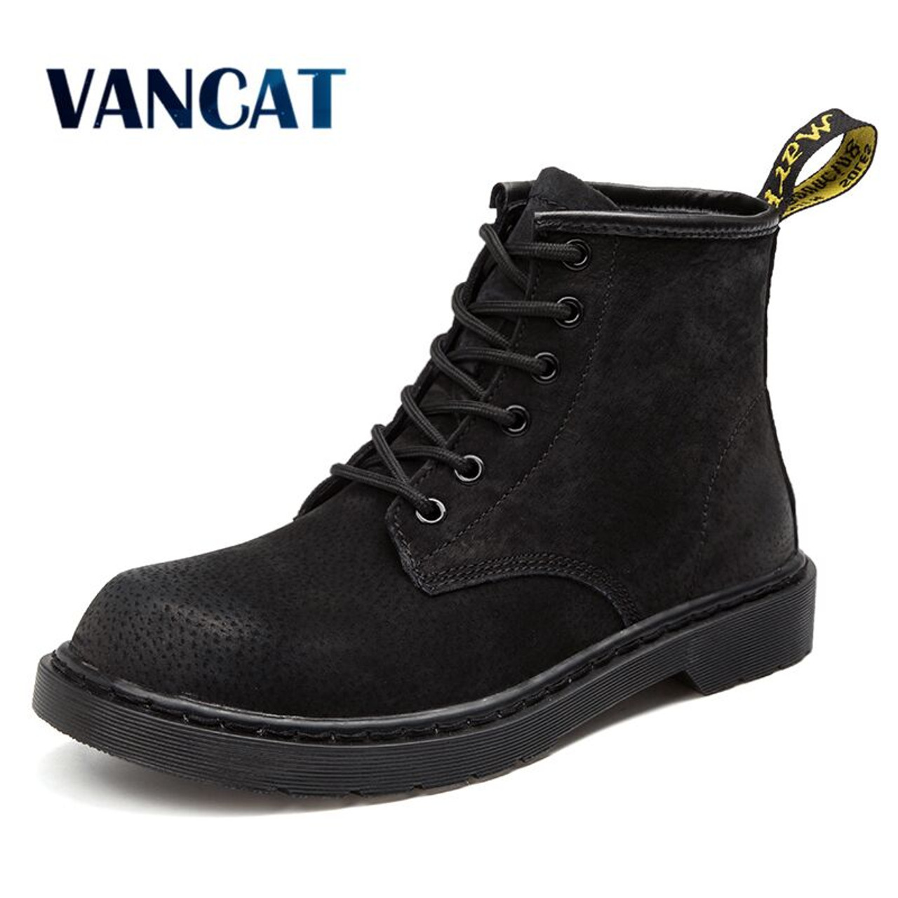 Winter genuine leather ankle boots clearance