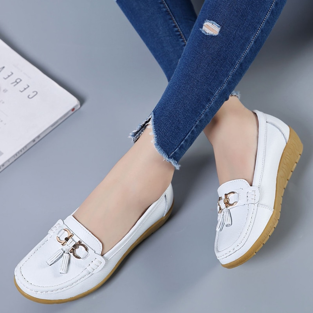 Oxfords Spring Summer Loafers Women 