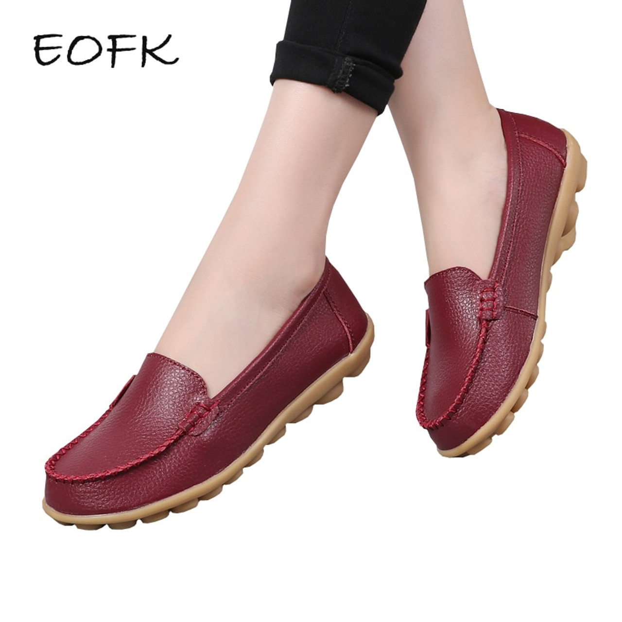 ladies leather shoes