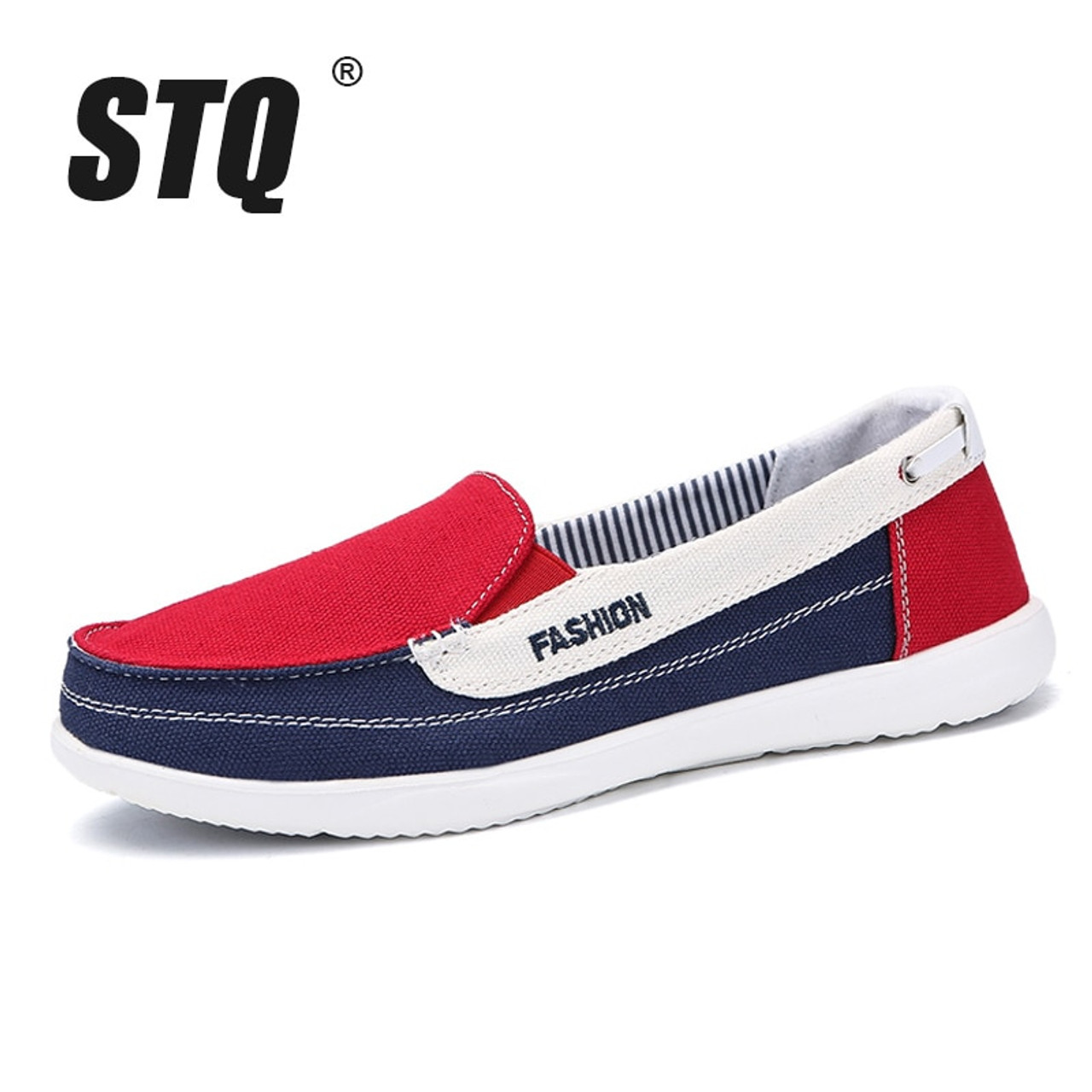 canvas slip ons for women