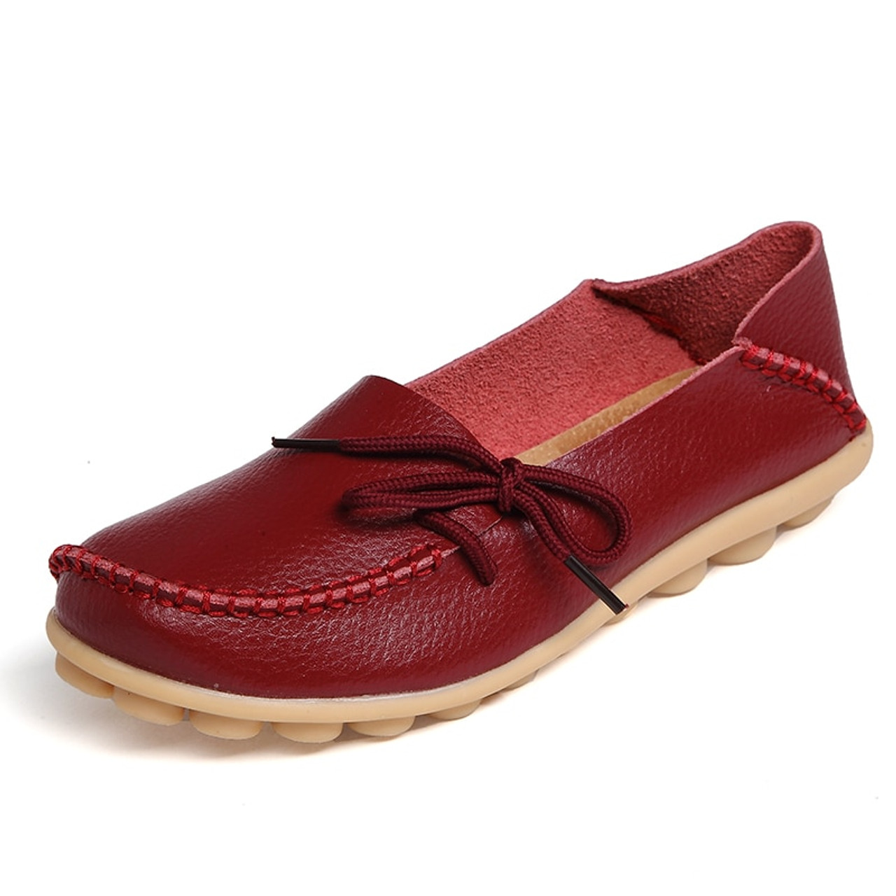 real leather moccasins