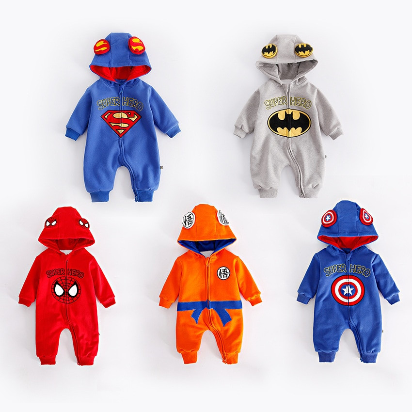 hooded baby romper