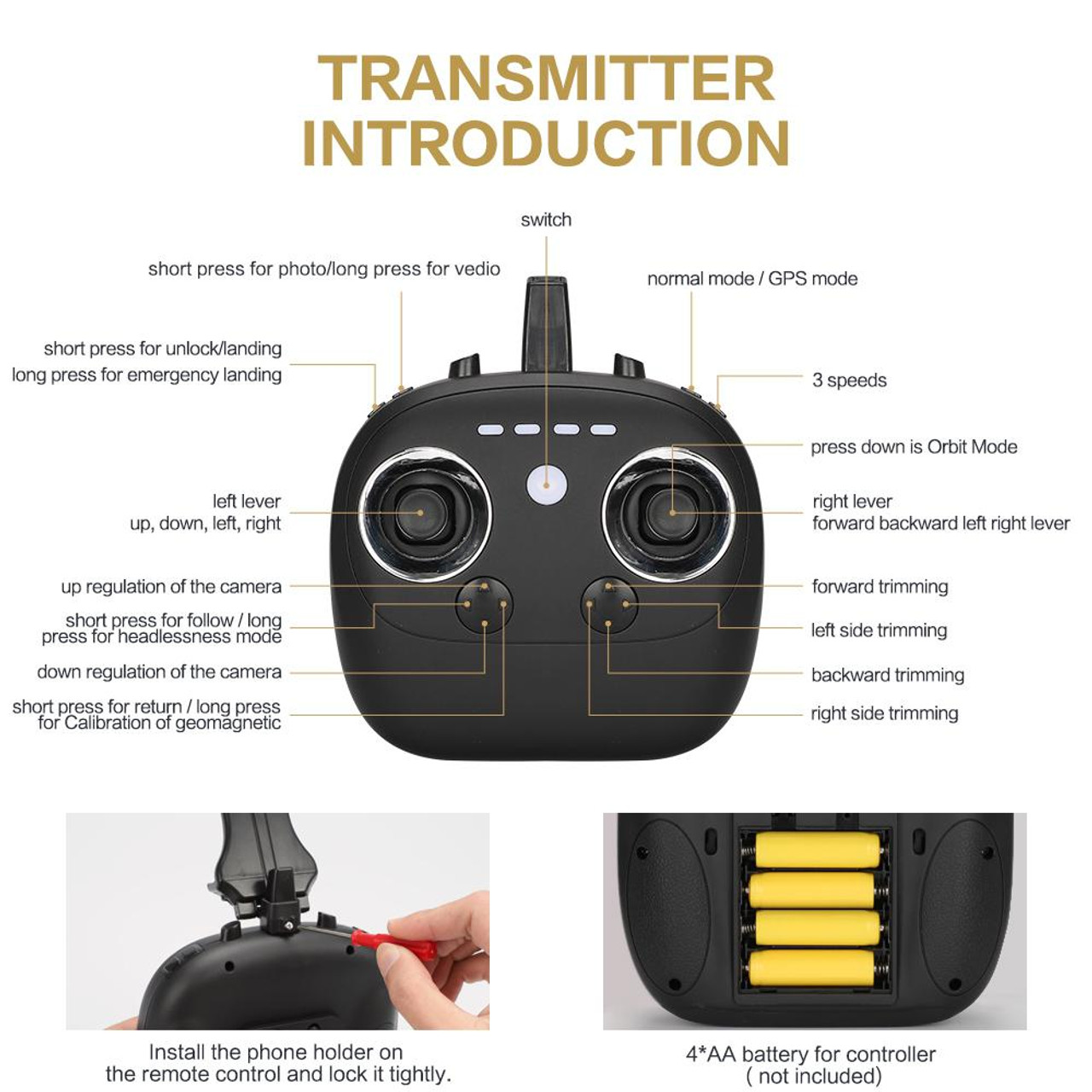 x34 folding drone
