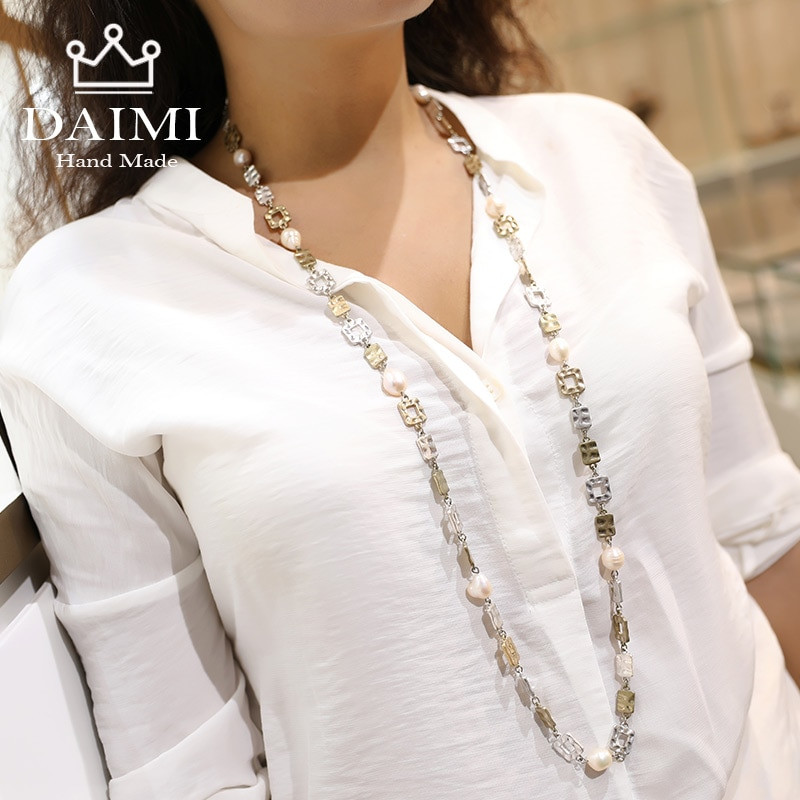 DAIMI 100cm Vintage Long Necklace 