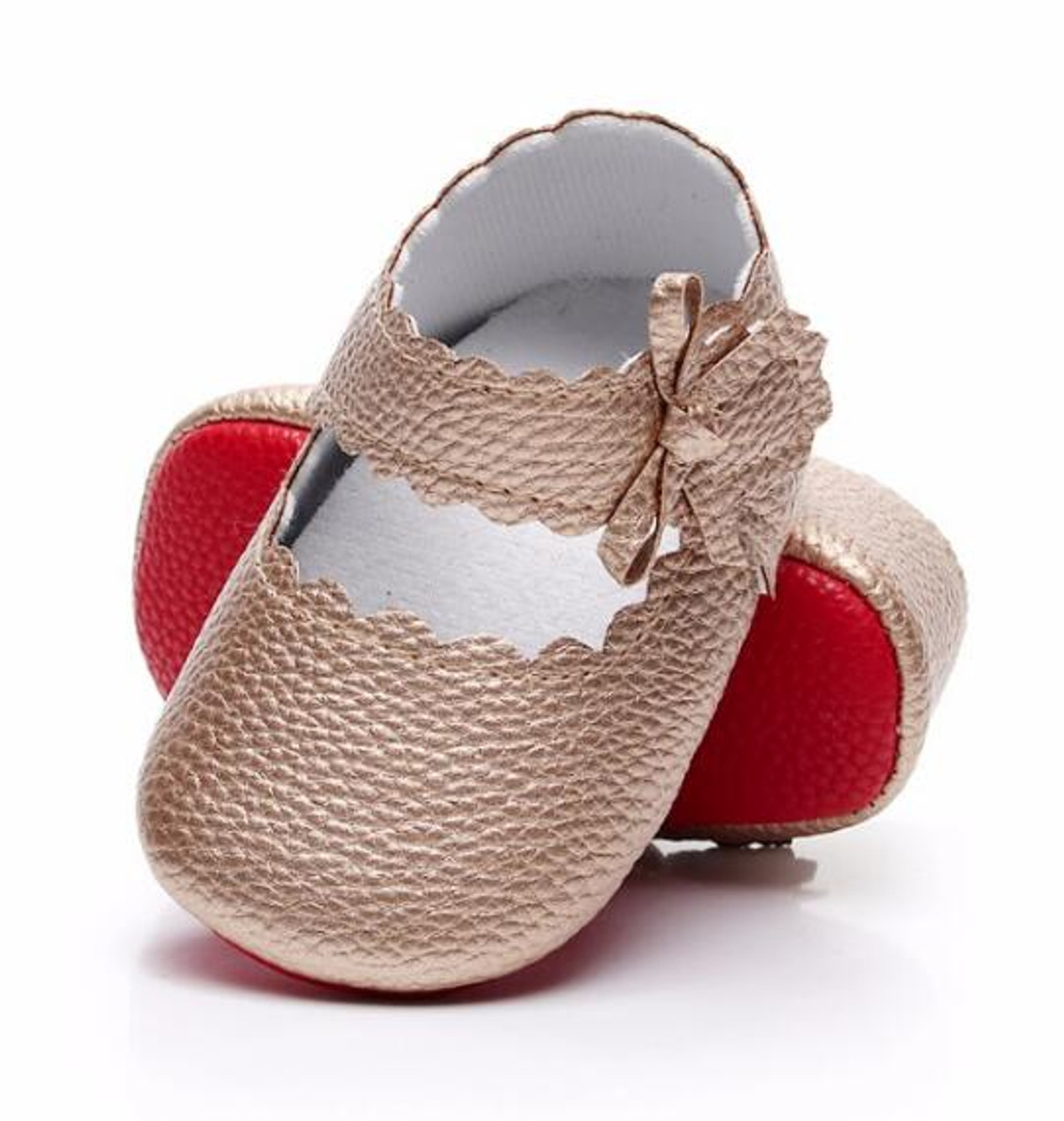 red sole baby shoes