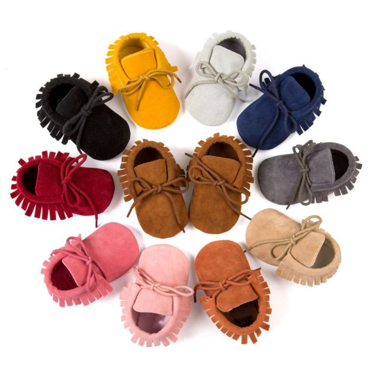 newborn girl moccasins