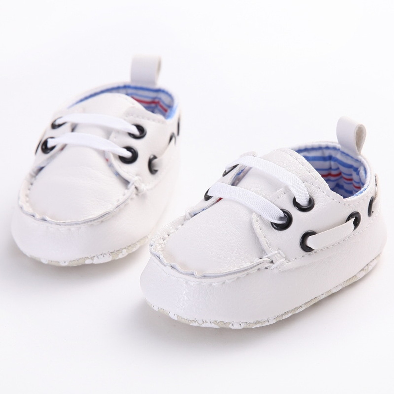 baby boy white loafers