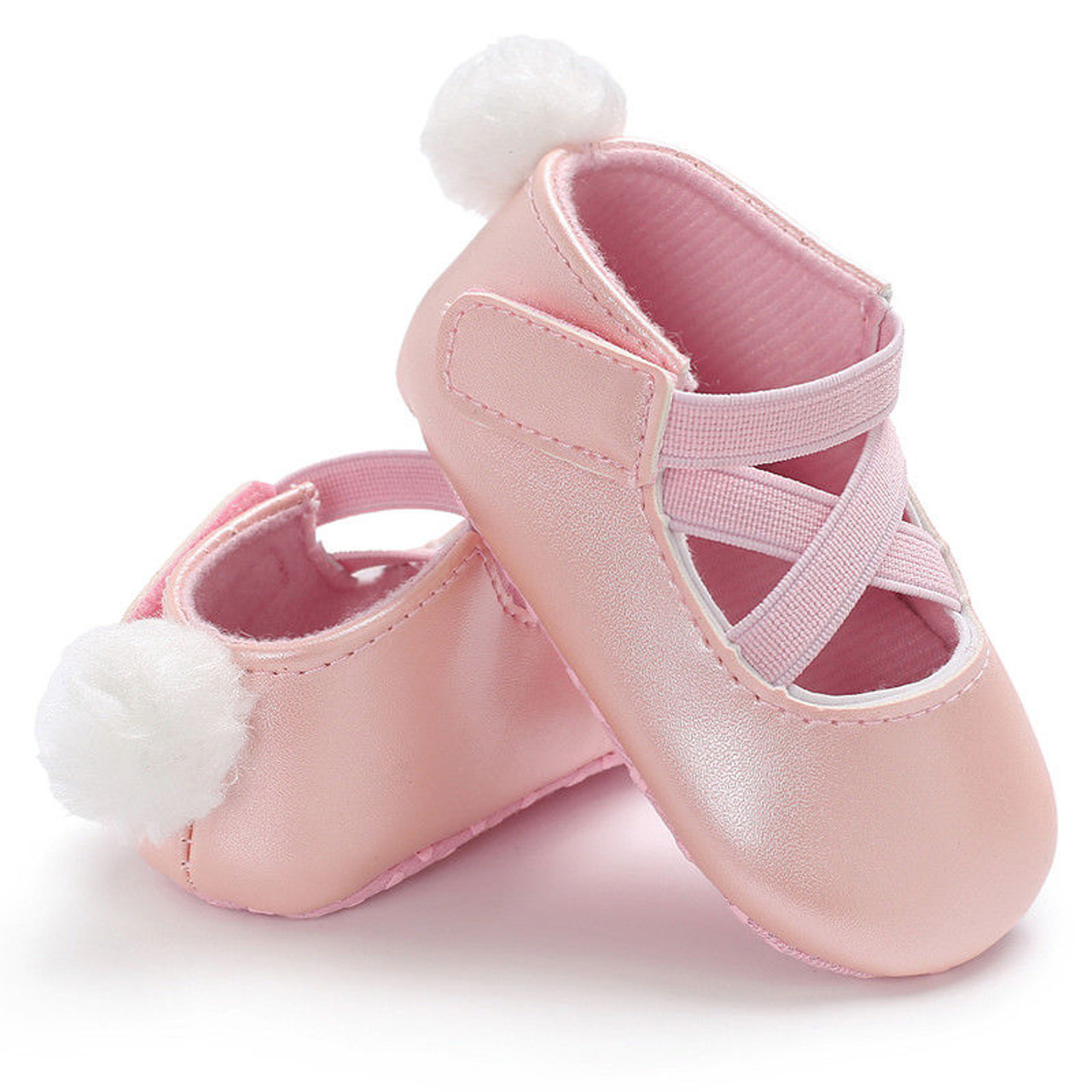 baby girl pom pom shoes