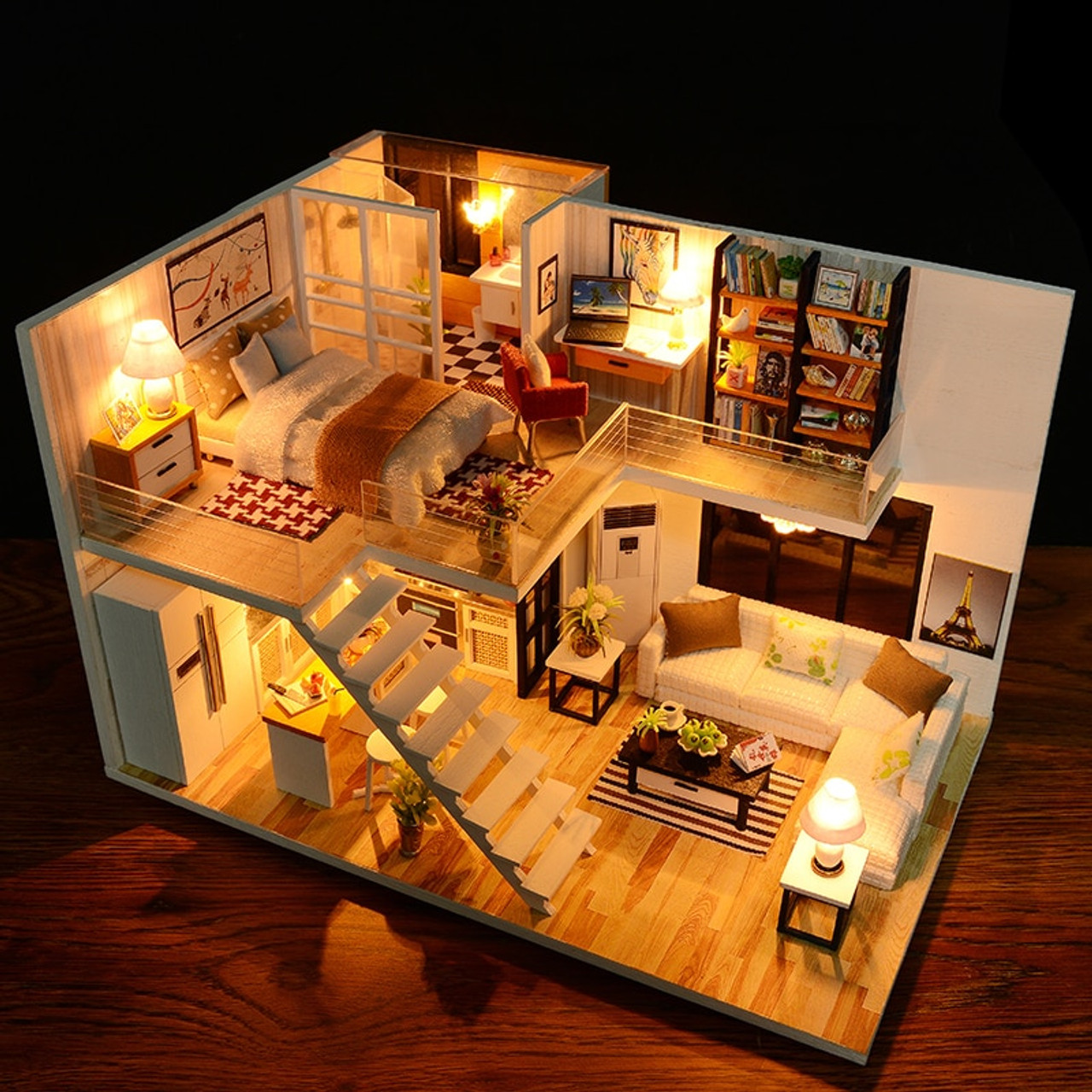 dollhouse wood flooring