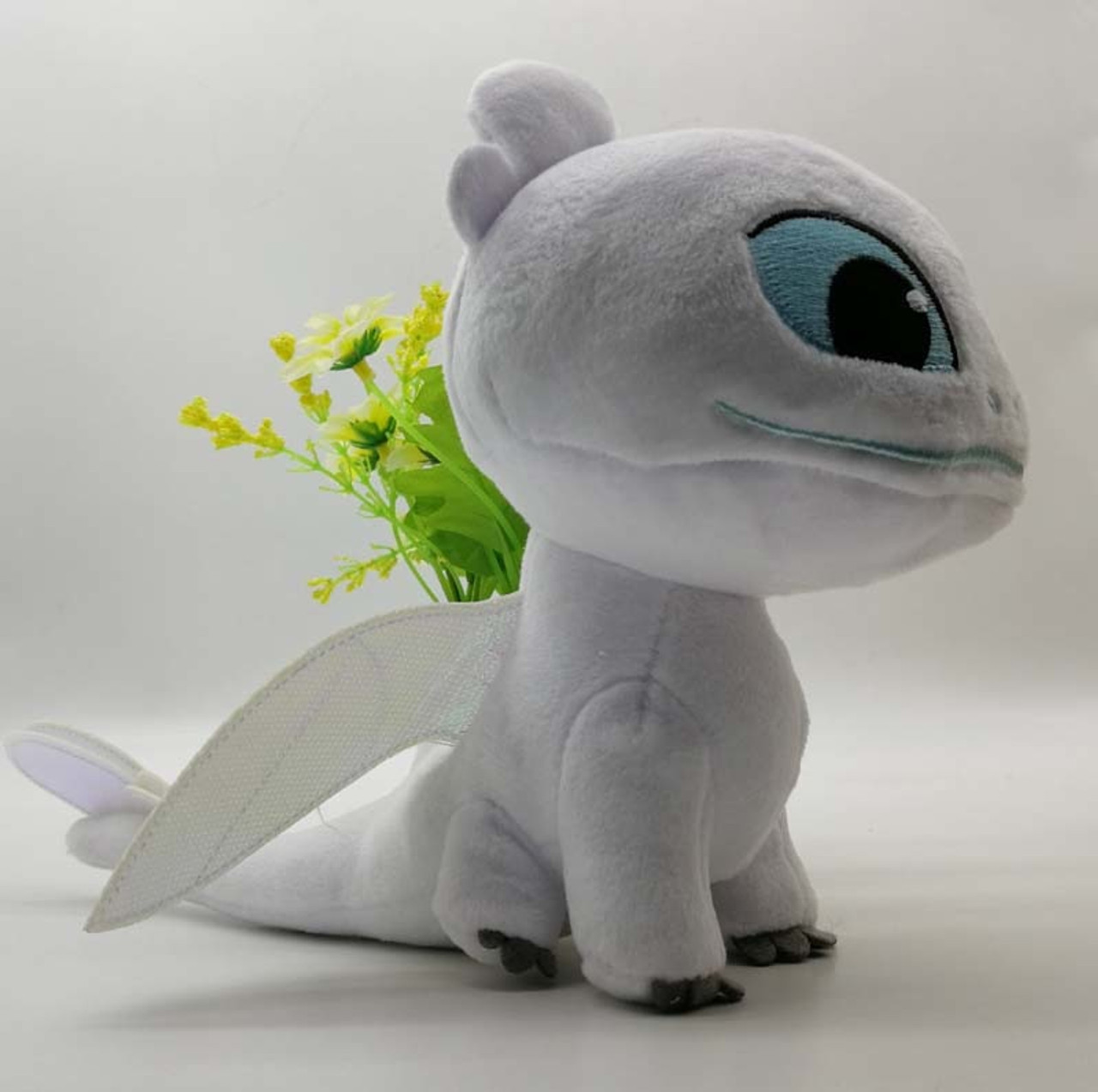 white dragon stuffed animal