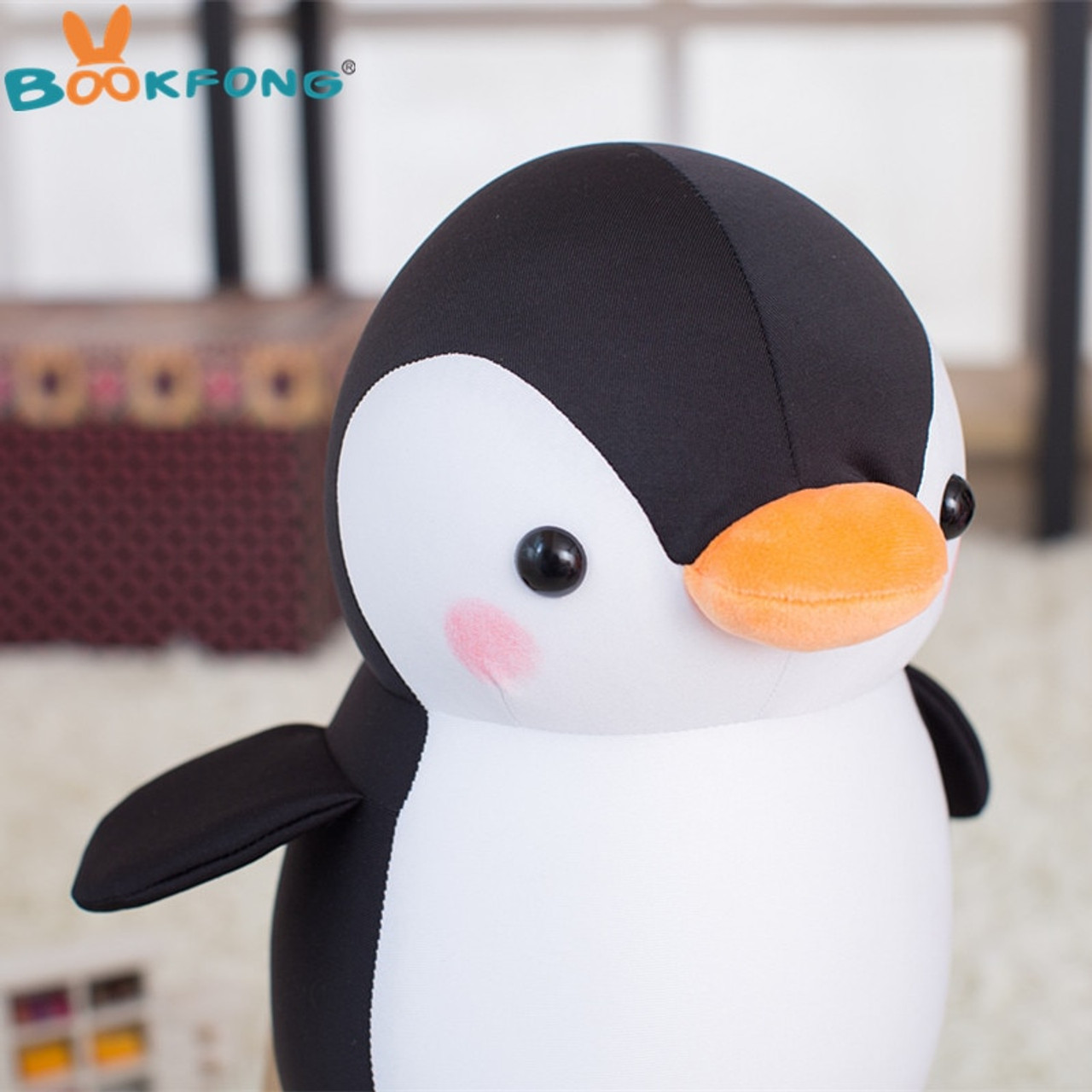 penguin plush pillow